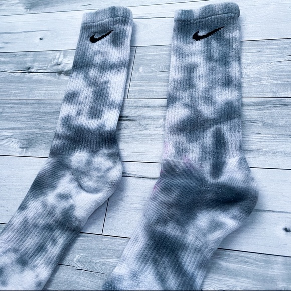 Nike Accessories - Nike tie dye socks black white